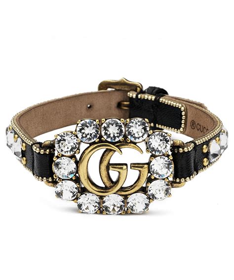 gucci leather wristband|gucci bangles for women.